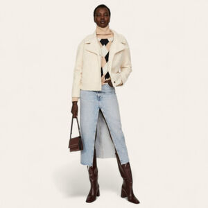 Marine Layer Sherpa NWT Quebec Jacket in Antique White Sz M